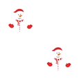 thumbnail image 2 of Advancent Calcomanía de nevera de estilo de dibujos animados de Navidad para el hogar, calcomanía extraíble para puerta de sala de estar y CT003 2piezas, 2 of 6