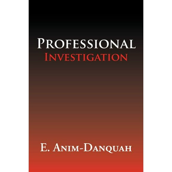 Professional Investigation (Hardcover)