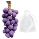 thumbnail image 2 of Jabón de uva en una cuerda con forma de racimo de uvas, de jabón colgante, decoración de regalo, jabones de baño hechos a mano para mujeres y Púrpura 40 piezas, 2 of 8