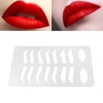 thumbnail image 4 of Eyebrow Practice Stencil, Soft Reusable 1 Lip Shape Brow Lips Template Easy To Grab for Artists ANGGREK Otros, 4 of 8