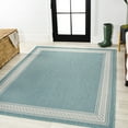 thumbnail image 3 of JONATHAN Y SANTA MONICA 8 x 10 Area Rug, Lucia Diamond Border - Aqua/Light Gray, SMB207D-8, 3 of 8