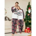 thumbnail image 3 of Xmas Family Look Outfits Mother Father Kids Matching Clothes 2 Pcs Sleepwear Baby&Dog Romper Letter Print Christmas Pajamas Set, 3 of 3