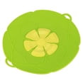 thumbnail image 2 of 28CM Anti Overflow Dustproof Spill Stopper Silicone Pot Lid Cover Kitchen Cooking Tools(Green ), 2 of 8