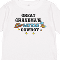 thumbnail image 4 of Inktastic Great Grandmas Little Cowboy with Cowboy Hat and Boots Boys Long Sleeve Toddler T-Shirt, 4 of 5