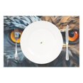 thumbnail image 2 of Faces Owls 12×18 inch Placemats Heat Resistant Washable Foldable Rectangular Placemats Set Decoration Indoor Outdoor for Kitchen Dining Table 1PC, 2 of 8
