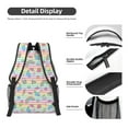 thumbnail image 4 of Goofa Cute Unicorn Pattern Comfortable Student Backpack - Ergonomic Design, Durable, Water-Resistant, Multi-Compartment,Travel, and Outdoor Activities, 4 of 5