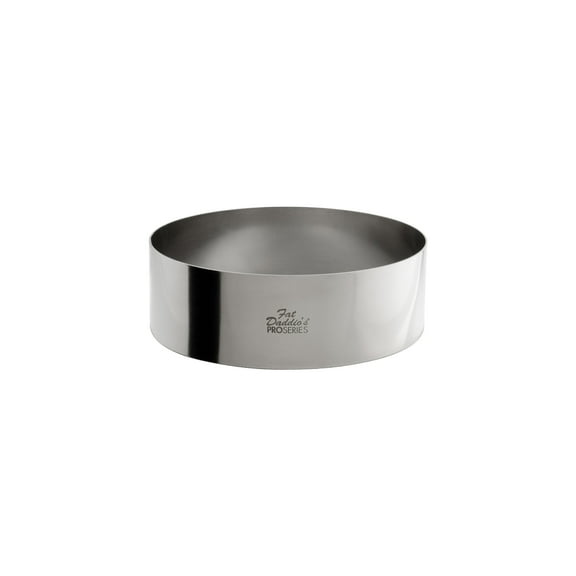 Fat Daddio's SSRD-6020 Stainless Steel Round Cake & Pastry Ring, 6 x 2 inch
