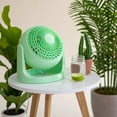 thumbnail image 5 of IRIS USA WOOZOO Fan, Circulator Fan, Table Air Circulator, Desk Fan, Fan for Bedroom, 3 Speeds, 52ft Max Air Distance, 11.5 Inches, 360° Adjustable Tilt, 30 db Low Noise, Green, 5 of 6