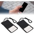 thumbnail image 4 of Waterproof Phone Pouch, 2 Pack Universal Cellphone Dry Bag Case, Underwater Phone Holder with Neck Lanyard, for iOS 12 12Pro 11 11Pro XR XS up to 6.4in, 4 of 5