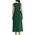 thumbnail image 4 of ANYJOIN Women's Sleeveless Tank Dress Summer Casual Swing Sundress Midi Dress with Pockets, 4 of 5