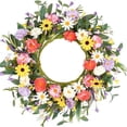 thumbnail image 2 of Corona de flores silvestres de Texas para decoración de puerta de entrada de primavera/verano, 2 of 7