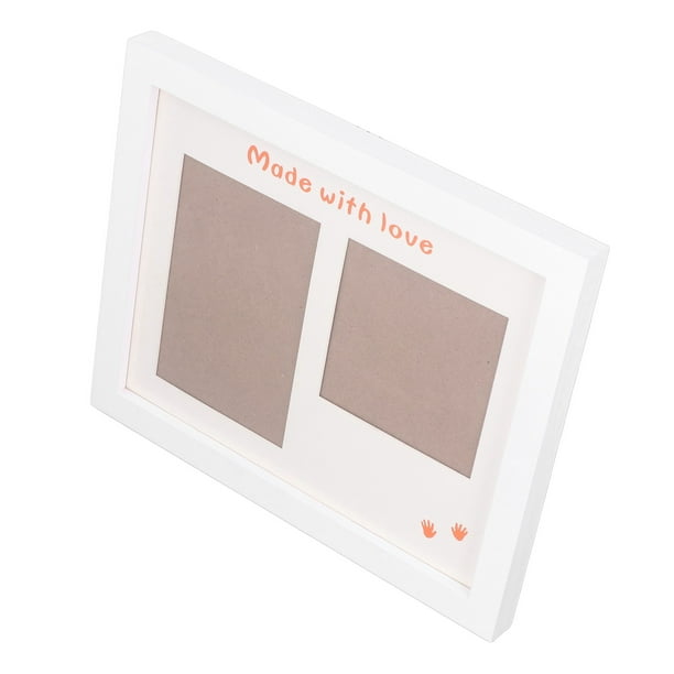 Kit para hacer huellas de manos de bebé Babyprints Kit de marco de fotos para huellas y huellas de manos de recién nacidos con almohadilla de tinta táctil segura incluida para ANGGREK Otros