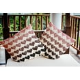 thumbnail image 5 of 16"x16" Simply Daisy Valentines Colored Hearts Poly Indoor/Outdoor Pillow, Pink-Black Qty 1, 5 of 5