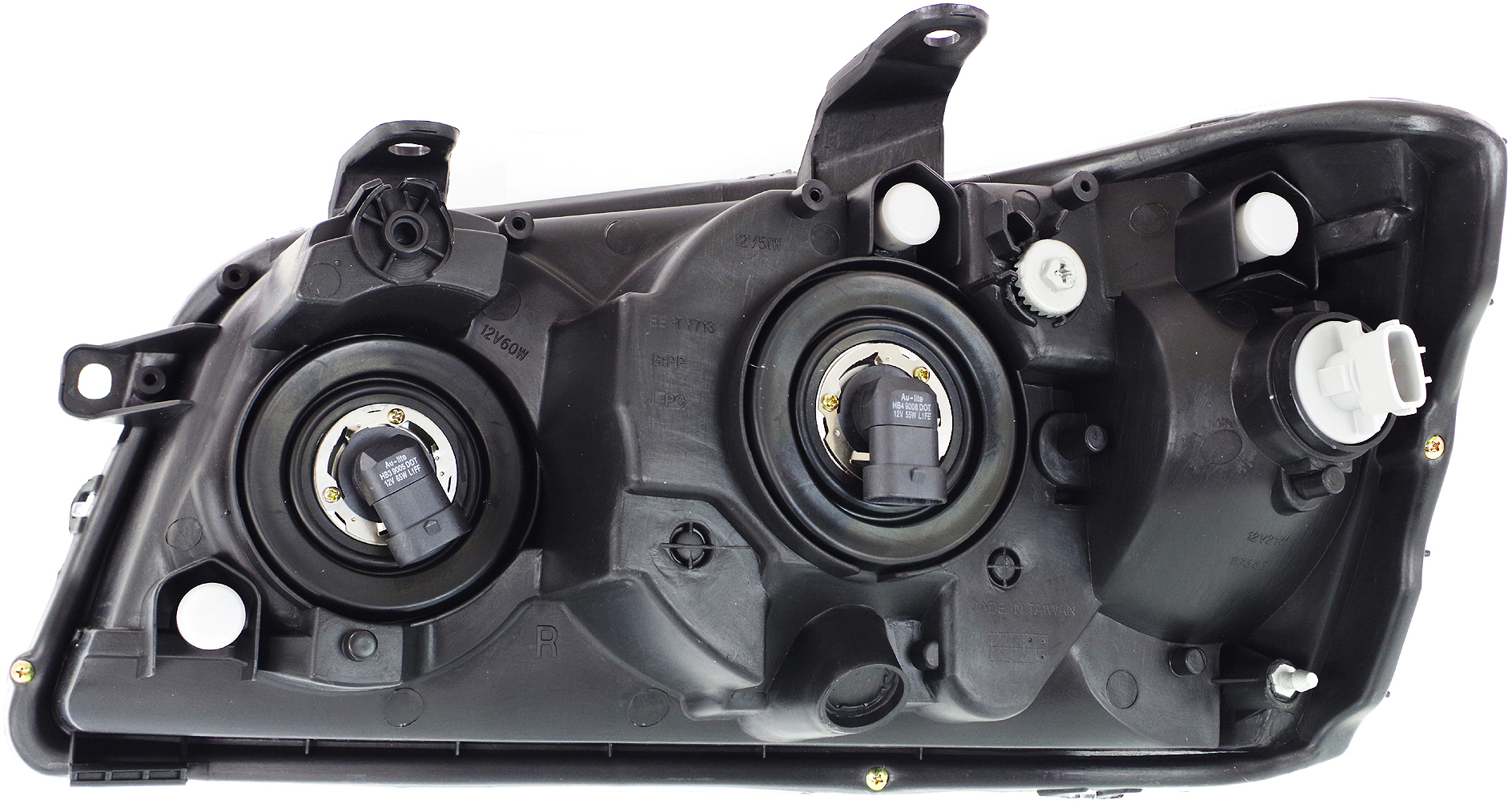 Headlight Compatible With 2001-2003 Toyota Highlander Right Passenger Halogen With bulb(s)