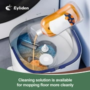 Eyliden Cordless Spin Mop and Bucket System with Pedal for Hardwood Floor, Electric Power Mop, 4 Pads