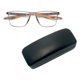 thumbnail image 2 of Gafas de lectura Ultralight Fashion para Gaming Computer Gris Naranja 250 degree Yuyangstore Gafas de lectura deportivas, 2 of 8