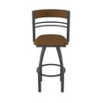 thumbnail image 5 of 860 Hunter 36" Swivel Bar Stool with Pewter Finish and Canter Thatch Seat and Back, 5 of 5