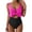 Hot Pink #104, variant on Women's Swimsuits One Piece Swimsuit Tummy Control Ruffled Bathing Suit V Neck Cutout Swim Suit Tie Back Swimwear Army Green S