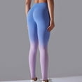 thumbnail image 7 of Elainilye Fashion Womens Leggings High Waisted Stretch Yoga Leggings Fitness Running Pants Full Length Athletic Pants Yoga Pants,Blue, 7 of 7