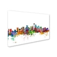 thumbnail image 3 of Trademark Fine Art Michael Tompsett Seattle Washington Skyline Canvas Wall Art - 18x28, 3 of 4