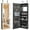 Black, variant on Giantex 47’’ Jewelry Cabinet w/LED Touch Screen Mirror, Wall/Door Mounted Full Length Mirror w/ 3-Color Lights, Lockable Jewelry Organizer Armoire (Black)