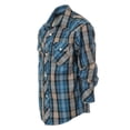 thumbnail image 3 of Gioberti Boys Casual Western Plaid Long Sleeve Pearl Snaps Shirt, 3 of 4