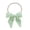 Mint Green, variant on LNMQLPDBS Baby Girl Linen Bows Nylon Headband Newborn Infant Hair Bow Elastic Bands Toddler Hair Accessories Little Kids Stretchy Soft Headbands