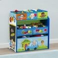 thumbnail image 3 of CoComelon Design & Store 6 Bin Toy Storage Organizer by Delta Children - Greenguard Gold Certified, 3 of 14