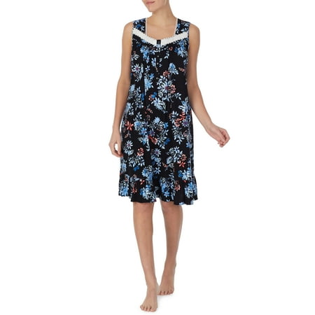 Dainty Gowns - Secret Treasures Women's and Women's Plus Traditional Sleeveless Gown