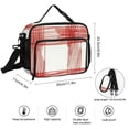 11.8×9.6in Large Capacity Rectangular Lunch Bag Durable Storage ...