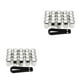 thumbnail image 1 of Speravity 20 piezas ABS tapa de válvula de neumático de coche portátil Universal Hexagonal automotriz Protector parte accesorios plata Plata 2piezas, 1 of 6