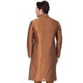 thumbnail image 3 of ELINA FASHION Men's Tunic Banglori Silk Kurta Pajama Set Indian Traditional Wear, 3 of 4