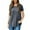 Gray, variant on Hide Belly Loose Tunic Shirts for Women Solid Casual Side Split Summer Outfit Crewneck Baggy Pullover Tops for Outing