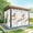 White, variant on Outdoor Curtains for Patio Waterproof, Blue Pink Windproof Pravicy Outside Porch Blackout Curtain, Cute Hobbyhorse Train Cloud Plaid Sun Blocking Grommets Curtains for Cabana Gazebo 2 Panels 54"x84"