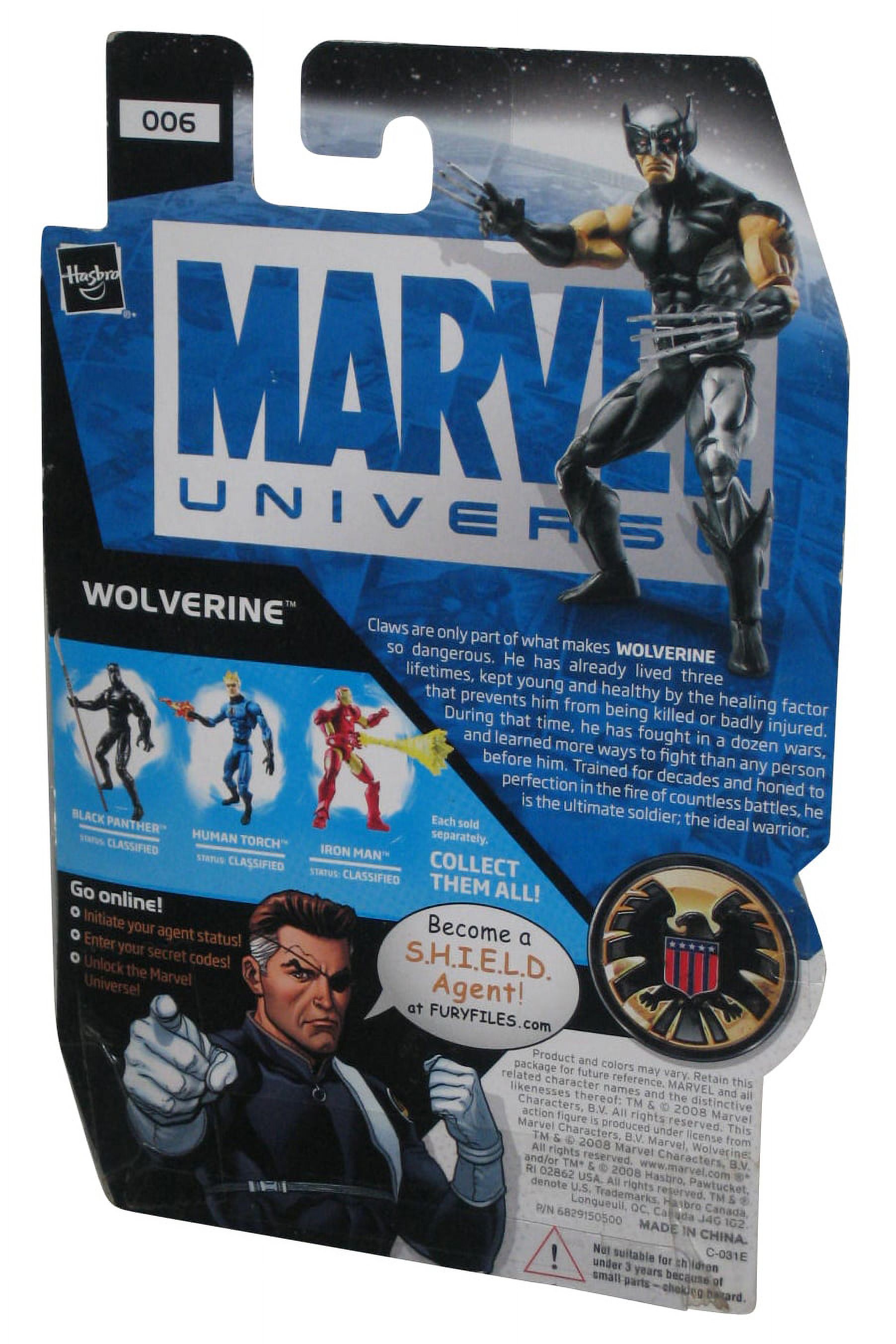 Marvel Universe Series 1 Wolverine Action Figure [X-Force Uniform]