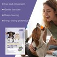 thumbnail image 5 of pet cleaning and care gloves are convenient, bagged, easy to wash, suitable for daily hygiene and cleaning of dogs and cats, 5 of 5