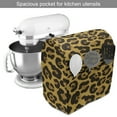 thumbnail image 2 of Leopard Print Stand Mixer Cover, Rhythmic Pattern of Natural Animal Skin Wild Cats, Kitchen Appliance Organizer Bag Cover with Pockets, 5 Quarts, Earth Yellow Amber, by Ambesonne, 2 of 4