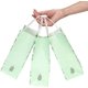 thumbnail image 4 of Paquete de 10 bolsas de agradecimiento con asas, 15 x 21 x 10 cm, pequeñas, de papel kraft verde para regalos de fiesta., 4 of 7