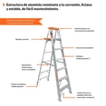 thumbnail image 2 of Escalera de tijera Tipo II Truper EST-26 6 escalones con bandeja, 2 of 2