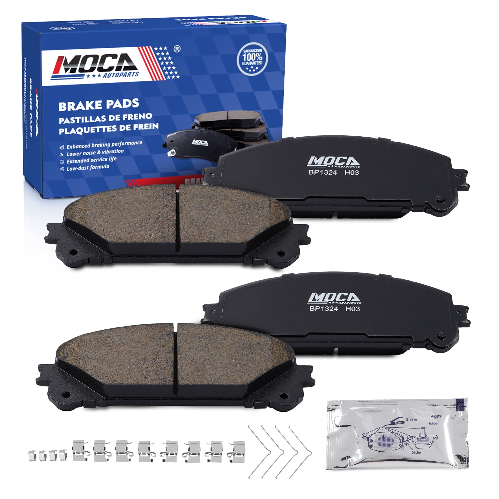 Wagner QuickStop ZD822 Ceramic Disc Brake Pad Set Fits select