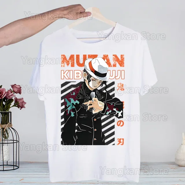Camiseta Tanjirou Humor para mujer camiseta de regalo ropa de calle de Humor camiseta Kamado novedad divertida camiseta Vintage con cuello redondo para hombre