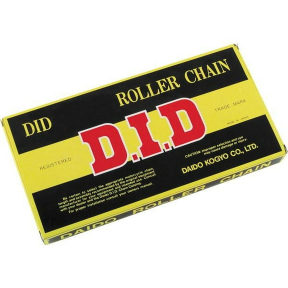 D.I.D 428HX124RB 428H Heavy Duty Standard Series Non O-Ring Chain - 124 Links (Natural)