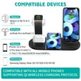 thumbnail image 6 of SHELLTON 3 in 1 Wireless Charger, Charging Station for Apple Watch(Need Original Charger), AirPods Pro/2, Wireless Charging Stand for iPhone 12 Pro Max/11 Pro Max/X/XS/XR and All Qi-Enabled Phones, 6 of 8