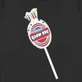 thumbnail image 2 of Women's Blow Pop Charms Lollipop  Graphic Tee Black X Large, 2 of 4