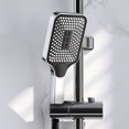 thumbnail image 4 of High Pressure Square ABS Shower Spray Durable Design Enhanced Water Flow Comfortable Bathroom Experience Modern Handheld Showerhead, 4 of 5