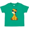thumbnail image 3 of Inktastic Cute Giraffe, Giraffe with Sunglasses, Cute Animal Boys or Girls Toddler T-Shirt, 3 of 5