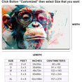 thumbnail image 2 of Monkey Rug & Home Decor-Cool Gorilla Black Area Rugs-Animal Monkey Rug Carpet Durable & Non-Slip Modern Rugs for Living Room Bedroom Man Cave Decorative-E87RN, 2 of 7