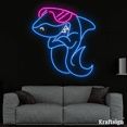 thumbnail image 3 of Craftnamesign Cool Shark Neon Sign, Shark Lover Gifts, Men Cave Decor Gift, 3 of 4