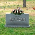thumbnail image 3 of Sympathy Silks Artificial Cemetery Flowers 30" Cream and Pink Rose Buds Saddle for Headstone, 3 of 9