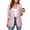 Pink, variant on Blazer Jackets for Women Open Front Suit Jackets Lightweight Striped Cardigans Formal Business Workwear with Pocket